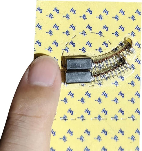 uxcell 10Pcs Carbon Brushes for Electric Motor, 10mmx5mmx5mm, Power Tool Replacement Repair Part
