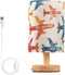 MFTJYO Bedside Table Lamp Rainbow Airplane Childish Doodle Table Lamp for Bedroom Nightstand
