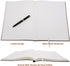 Large Blank Notebook Journal for Writing & Drawing, Soft Faux Leather Cover, 320 Pages, A4 8.4x11.4 inches