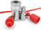 1/4" NPT Thread ISO A Hydraulic Quick Connect Coupling Coupler with Dust Caps
