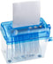 JIKIOU Mini Hand Shredder, Portable Paper Cutting Tool for Home Office, Blue