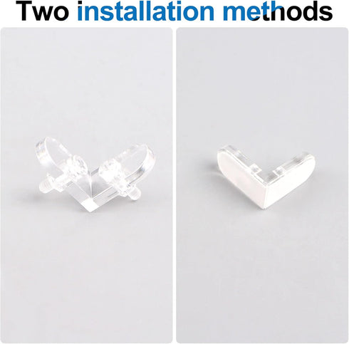 20Pcs 90 INCREWAY L Brackets Transparent Clear Acrylic Corner Bracket Degree Support Shelf Corner Brace Right Angle