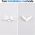 20Pcs 90 INCREWAY L Brackets Transparent Clear Acrylic Corner Bracket Degree Support Shelf Corner Brace Right Angle