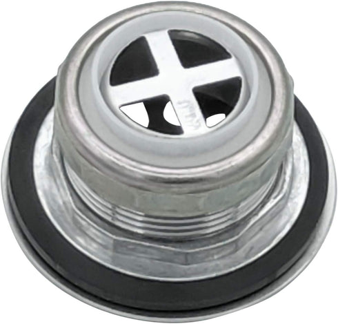 Duplex Flat Top Strainer, Stainless Steel with Removable Flat Drainer, 1-7/8-2-1/4 Inch