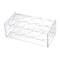 YOKIVE Tube Rack Holder, PP for 100ml Lab Test Tubes (Clear, 8-Sockets)