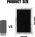Black Felt Bulletin Board Decorative for Walls with Wood Frame Pin Board for Office Home Kitchen School