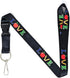 School Lanyards for Teacher | Keychain for School ID Badge and Keys | Durable Polyester Novelty Necklace