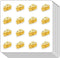 GUVSPTI Cheese Dairy Food Planner Stickers, 0.5in Monthly Scrapbooking Arts Calendars Crafting 208-Pack
