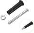 uxcell Clamping Handles Screw Knobs, M10x15mm Threaded Plastic Metal Revolving Handle Grip