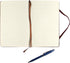 C.R. Gibson MJ5-4792 Brown Bonded Leather Notebook, 240 Ruled Pages, 5" W x 8.25" H