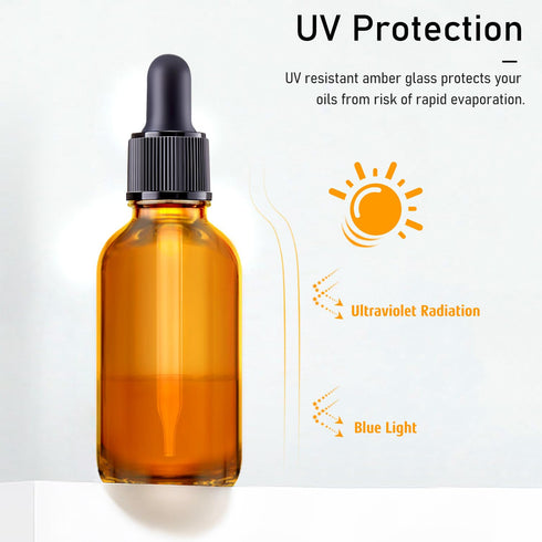 16 Pack 1oz Amber Glass Tincture Bottles with Dropper, Leakproof with Stainless Steel Funnel, Pipettes & Labels