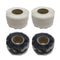 Prestige Import Group Extreme Ultra Bond Self-Fusing Silicone Rubber Tape - 1 Inch x 10 Feet, 4 Rolls (2 Black, 2 White)