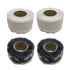 Prestige Import Group Extreme Ultra Bond Self-Fusing Silicone Rubber Tape - 1 Inch x 10 Feet, 4 Rolls (2 Black, 2 White)