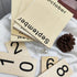 IELEPHONIX Wooden Perpetual Calendar for Desk, Metal Wood Month Date Display for Teachers, Students, Classroom, Rustic