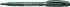 Schneider Topwriter 157 Fiber Tip Pen, 0.8 mm, Green Barrel, Black Ink, Box of 10 Pens