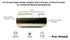 54040 Stainless Steel Angle Grinder Adapter 5/8-11 Female x 5/16-24 Female, Arbor Adapter compatible for use with 5/16”-24 Threaded DA Backer Pads on Angle Grinder with 5/8”-11