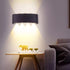 Nachukan 8W 4000K, IP65 8 Modern LED Wall Lights, Up and Down Sconces - Waterproof, Black Frame with Lamp Beads