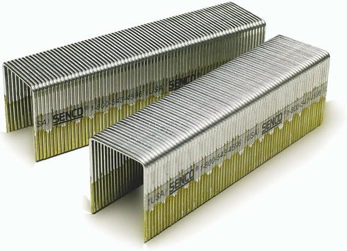 Senco 18 Gauge by 1/4-inch Crown by 5/8-inch Leg Electro Galvanized Staples, 1,200 per box, A800629