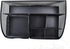 Metal Mesh Desk Organizer - Stationery Pen Holder, Pencil Pot, Makeup Brush Organizer for Home Office (Black)