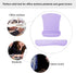 MOSISO Wrist Rest Support for Mouse Pad & Keyboard Set, Ergonomic Non-Slip Base Cushion with Neoprene Cloth & Raised