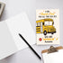 Gratitude Card for Bus Drivers - End of Year Appreciation Gift