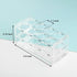 8 Holes Test Tube Rack, Transparent Acrylic Test Rack for 50ML Test Tubes