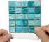 25Pcs Self-adhesive Mosaic Tile Transfer - Peel and Stick Waterproof Backsplash Tile Sticker for Home Decor (4x4inch)