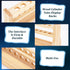 OLYCRAFT 12 Holes Wooden Test Tube Rack, 10ML Display Stand for Chemistry Laboratory