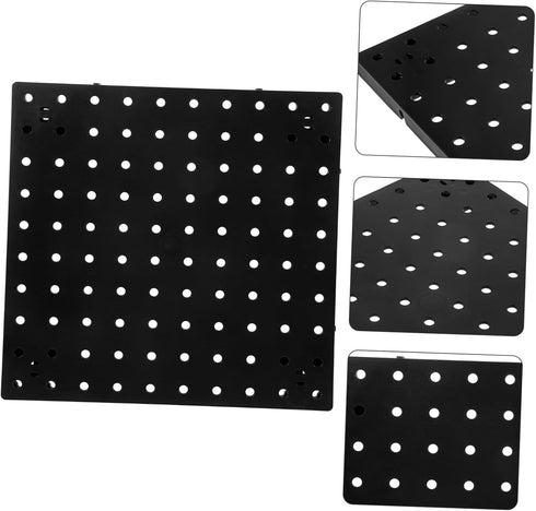 Metal Garage Wall Panels - Utility Pegboard Organizer with Storage Bins