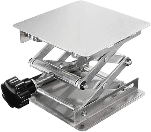 Stainless Steel Lab Jack Scissor Stand Platform, 8" x 8"