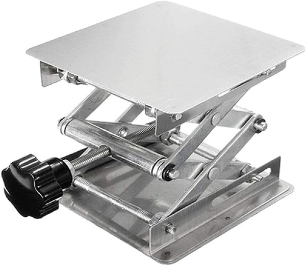 Stainless Steel Lab Jack, Scissor Stand Platform, 4" x 4"