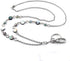 Beautiful ID Necklaces with Balled Beads Lanyards for Keys - Stainless Steel Chain, Birthday Gifts for Women