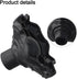Generic 4Pcs Black(16mm) Camping Chair Foot Pads, Anti-Slip Base Protectors, Outdoor Folding Chair Leg Covers