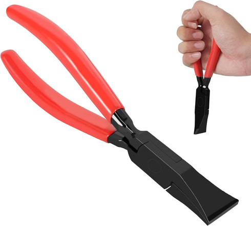 Steel Metal Hand Seamer, 7-Inch Bender Plier Tools for Bending and Flattening Sheet Metal