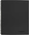 Cambridge Limited Business Notebook, Legal Ruled, 8-1/4" x 11", 80 Sheets, Soft Touch Flexible Cover, Wirebound, Gray