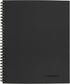 Cambridge Limited Business Notebook, Legal Ruled, 8-1/4" x 11", 80 Sheets, Soft Touch Flexible Cover, Wirebound, Gray