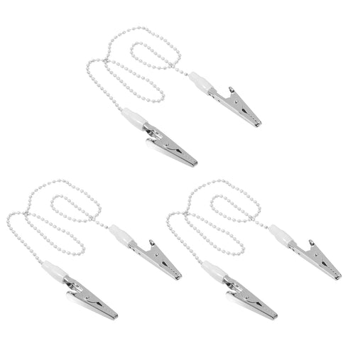 Annhua Dental Bib Ball Chain with Clips on Both Ends (Pack of