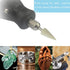 Luo ke 10mm Wool Felt Polishing Bits, 1/8'' Shank, Conical Shape for Dremel Rotary Tool