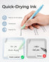 5 0.7mm Four Candies Gel Pens, Pcs Quick Dry Black Ink Pen Fine Point Smooth Writing Unique Pen, Office Home School