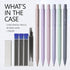 Cute Mechanical Pencils Set 0.7 mm Triangular 6 Pencils 4 Tubes Leads 1 Eraser Pastel Candy Colors Aesthetic lead pencils for School Writing Drafting Girls Gift by Idcrea