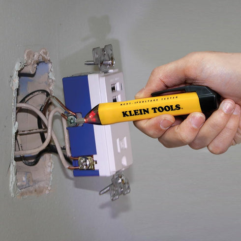 Klein Tools NCVT1P Voltage Tester Pen, Non-Contact Low Voltage Tester, 50V to 1000V AC with Alarms