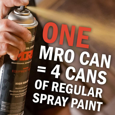 SEYMOUR 620-1418 Industrial MRO High Solids Spray Paint, Light Machinery Gray 16 Ounce