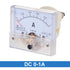 uxcell Analog Current Panel Meter DC 0-1A 85C1 Ammeter 64x60x56mm for Circuit Testing Charging Battery Ampere Tester Gauge Pack of 1
