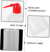 2pcs Graduated Wash Bottles - Portable Lab Scale for Liquids