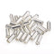 Baomain 50-Pack AWG 1/0 (50mm²) Long: 25mm Copper Crimp Connectors, Non-Insulated Ferrule Pin Terminals (EN50-25)