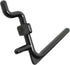 JSP Manufacturing Non-Locking Plastic Pegboard Hooks, L Style, 500 Black Craft Hooks