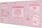 Pink Game Strawberry Milk Gaming Mouse Pad XL, Large Extended Mousepad Desk Pad, Long Nonslip Rubber Mice Mats,