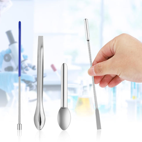 4pcs Cap Filling Machine Kit, Encapsulation Kit with U-Shaped Spatula, Small Spoons, Tamper for Medication and