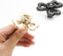 4 Packs of Large Gold Modern Minimalist Cabinet Door Handles,Single Hole Wardrobe Doors,Bedside cabinets,cabinets