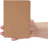 Paper Junkie 12-Pack Kraft Paper Notebooks, A6 Size, 4x6 In Writing Journal with 80 Lined Pages, Notebook Set for